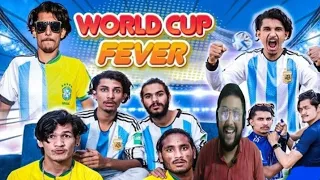 First Time Reacting to Worldcup Fever By @Ganesh_GD || Reaction Video || @bishalreacts !!!