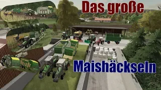 Ls 19 Das große Mais Häckseln.