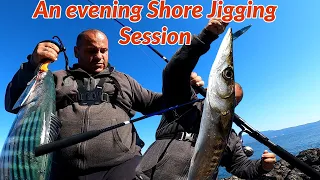 An evening Shore Jigging Session! What else can you ask for?