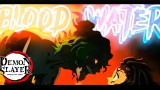 Demon slayer//blood water||amv