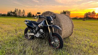 Вечерняя Покатушка на Мотарде // SUZUKI DRZ-400 SM #bikelife #supermoto #эндуро