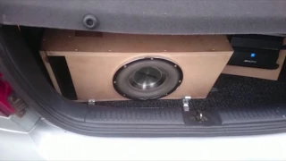 Mac Audio ice cube 225 Subwoofer Hitting hard in Getz