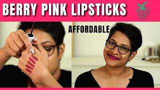 Best Berry Pink Lipsticks #AparnasFAB5 | JoyGeeks