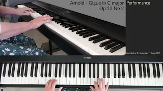 Arnold - Op 12 No 2 Gigue in C major