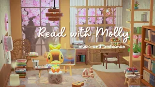 🌸𝐑𝐞𝐚𝐝 𝐰𝐢𝐭𝐡 𝐌𝐨𝐥𝐥𝐲🌸 Relaxing Soft Piano Music,  Animal Crossing Music and Ambiance