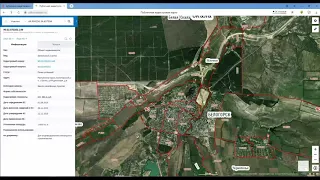 Публичная кадастровая карта. Поиск земельного участка.