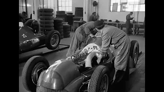 Upscaled to 4K - 1951 Ultimo Incontro movie with the 8C Alfetta 159 and Fangio, Farina, Sanesi...