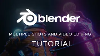 Blender 2.8 tutorial - multiple shots, cameras, collections and video editing