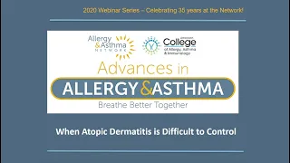 When Atopic Dermatitis is Difficult to Control