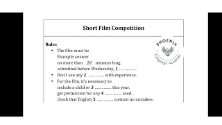 9 July Listening Test Cambridge Trainer 2 || Short Film Competition|| Real Exam Practice Test