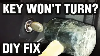 if your Car/Truck Key won't turn, here is a Quick fix -UNCUT