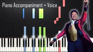 A Million Dreams - The Greatest Showman | Piano Accompaniment + Voice by Betacustic