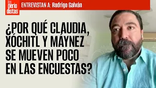 #Entrevista ¬ Rodrigo Galván explica por qué Claudia, Xóchitl y Máynez se mueven poco