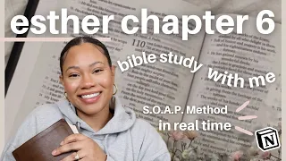 Nothing is a Coincidence with God | Esther 6 Bible Study with Me, SOAP Method | Melody Alisa