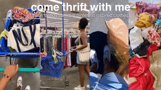 come thrift with me + haul (trendy summer clothes, *pinterest inspired*) | GABRIELLE