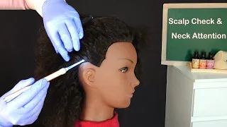 ASMR Perfectionist Scalp Check incl. Hairline, Behind Ear & Neck Nape (Whispered)
