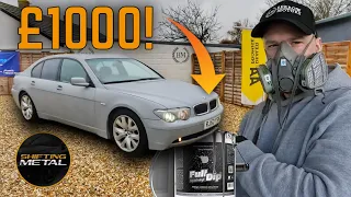 PAINTING MY CHEAP BMW 730D ON A BUDGET! - £ 400 NARDO GREY DIP KIT