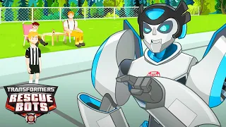 Quickshadow Plays Sports! | Transformers: Rescue Bots | Kids Cartoon | Transformers Kids