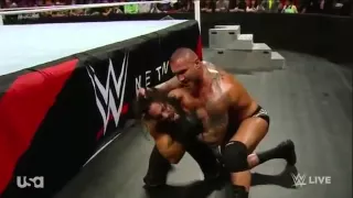 Randy Orton viciously destroys Seth Rollins Full  2015