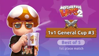 1v1 General Cup #3 2022 - Finals | Mushroom Wars 2