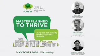 FOREST Webinar | Masterplanned to Thrive: How green communities benefit people and the planet