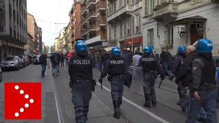 Juve-Ajax, tensione a Torino: la polizia interviene per bloccare gli ultras