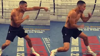 TEOFIMO LOPEZ SHOWS UNREAL SPEED & POWER TRAINING FOR GEORGE KAMBOSOS CLASH JUNE 19 ON TRILLER!