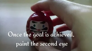 How to achieve your wish with a daruma doll