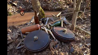 Противотанковые мины из блиндажа / Anti-tank mines from the dugout