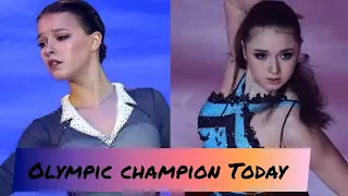 Kamila Valieva and Anna Shcherbakova Olympic champions today. News of figure skating