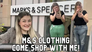 M&S Come Shop With Me! | Plus Size Changing Room Try On! | Facing a HUGE Fear!!