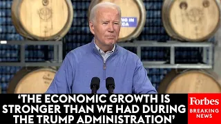 President Biden Delivers Remarks On Bidenomics During Event In Wisconsin