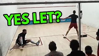 SQUASH. Great rally ends with not-so-great call