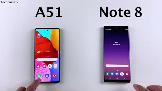 SAMSUNG A51 vs Note 8 - SPEED TEST in 2021