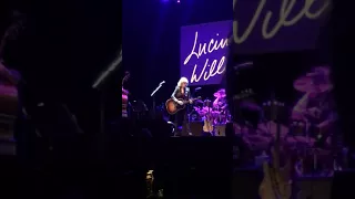 Lucinda Williams singing “Sweet Old World” at the Lincoln Theater