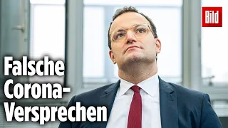 Spahn in der Kritik: Diese Corona-Versprechen hat er schon gebrochen