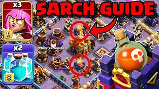 HOW To 3 Star ANY DOUBLE POISON RING Base in TH16 | BEST Sarch Guide in Clash of Clans