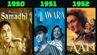 Highest Grossing Indian Movie since 1950 🔥| Superhit Indian movie year wise