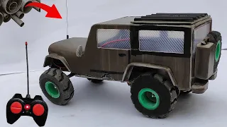 How to make a RC car (Willys - Military jeep) with PVC Pipe– Remote Control Car