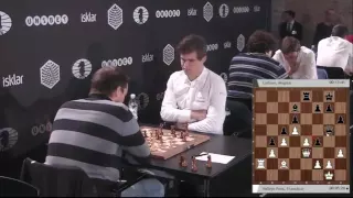 RAPID GAME Magnus Carlsen Outplaying Vallejo Pons In Slow Maneuvering Game