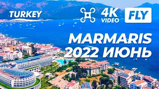 Мармарис, полет над городом в 4k, 2022