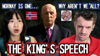 Thai-Canadian Couple Reacts to Norwegian King Harald's Speech: Norway is One