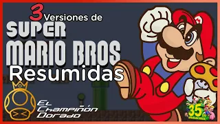 Tres VERSIONES de SUPER MARIO BROS (NES) | #ElChampiñónDorado N°18
