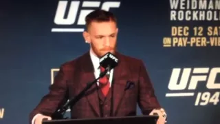 Conor McGregor Literally Predicts Jose Aldo Knockout UFC 194