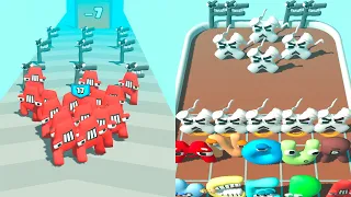 MERGE ALPHABET LORD RUN Merge Battles GamePlay - iOS, Android Part 4