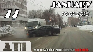 Подборка Аварий и ДТП от 16.01.2015 Январь 2015 (#77) / Car crash compilation January 2015