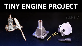 Making a Tiny Engine #2 Main Bearing & Backplate