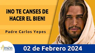 Evangelio De Hoy Viernes 2 Febrero 2024 l Padre Carlos Yepes l Biblia l  Lucas 2,22-40 l Católica