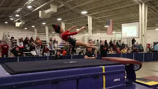 Ariyah Franco Vault California Classic 2023 Wildfire Gymnast Level 7