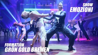 Formation Grün Gold Bremen | 2021 Welttanz-Gala Baden-Baden | Show  Emozioni